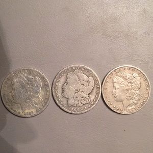 1889,18971887 dollar pieces
